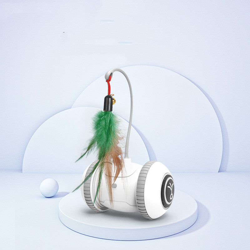 Interactive Cat Toy With Interchangeable Heads Toy