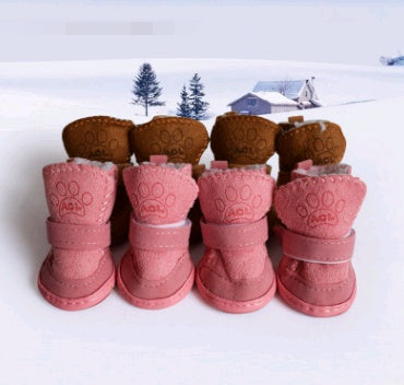 Lambskin Snow Shoes Cotton