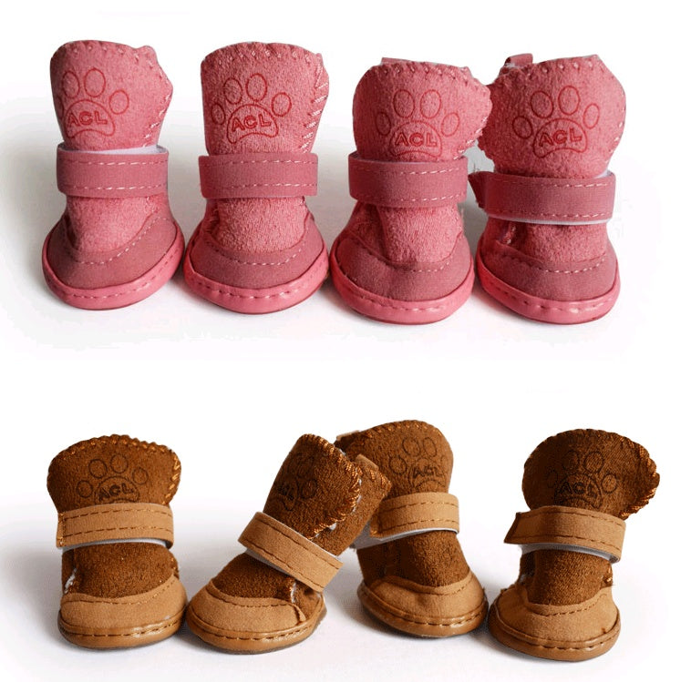 Lambskin Snow Shoes Cotton