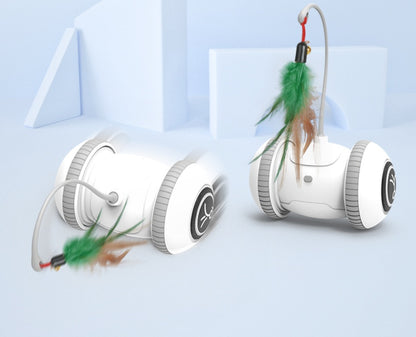 Interactive Cat Toy With Interchangeable Heads Toy