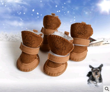 Lambskin Snow Shoes Cotton