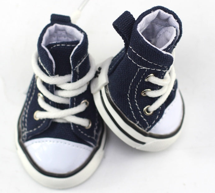 Pet Cowboy Canvas Shoes for Dogs