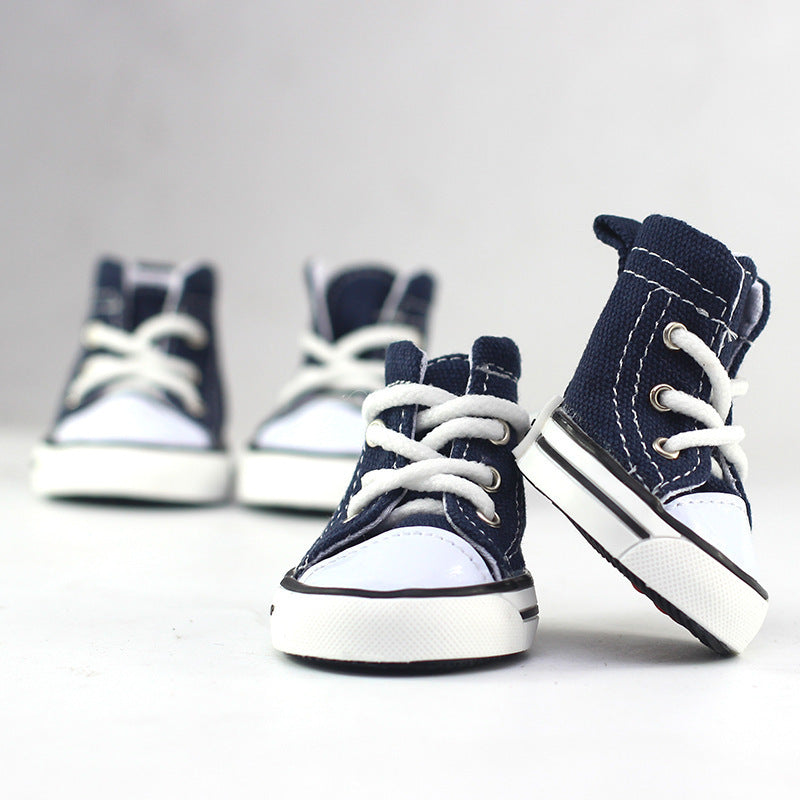 Pet Cowboy Canvas Shoes for Dogs