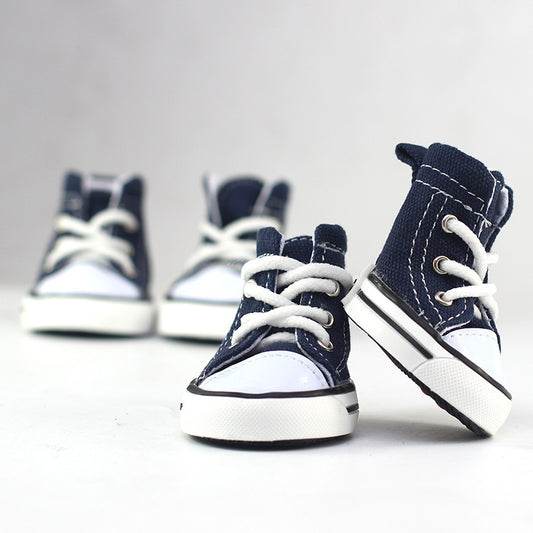 Pet Cowboy Canvas Shoes for Dogs