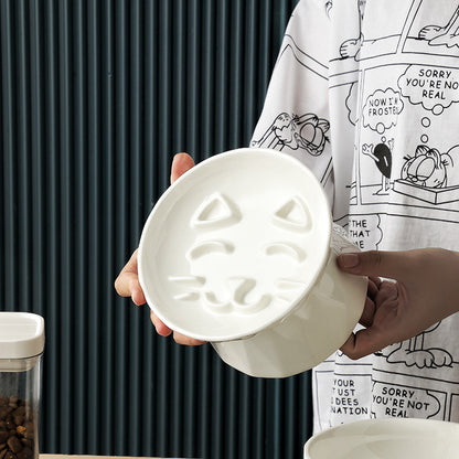 Cat Bowl Protects Spine