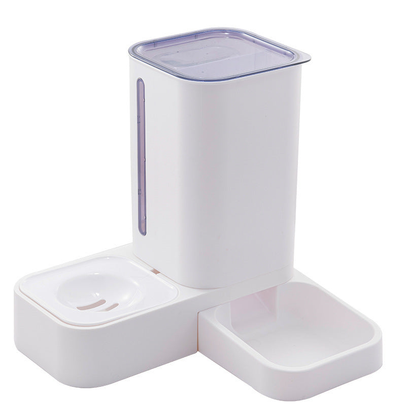 Automatic Water Storage Double Plastic Pet Bowl