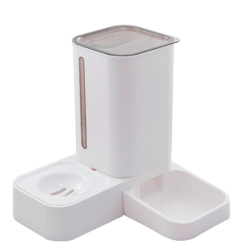 Automatic Water Storage Double Plastic Pet Bowl