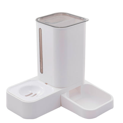 Automatic Water Storage Double Plastic Pet Bowl