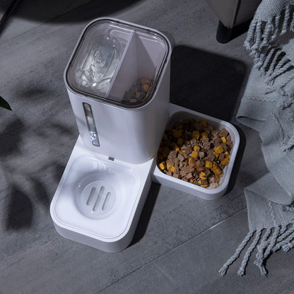 Automatic Water Storage Double Plastic Pet Bowl