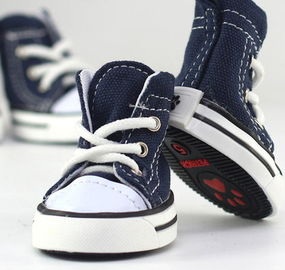 Pet Cowboy Canvas Shoes for Dogs