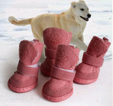 Lambskin Snow Shoes Cotton