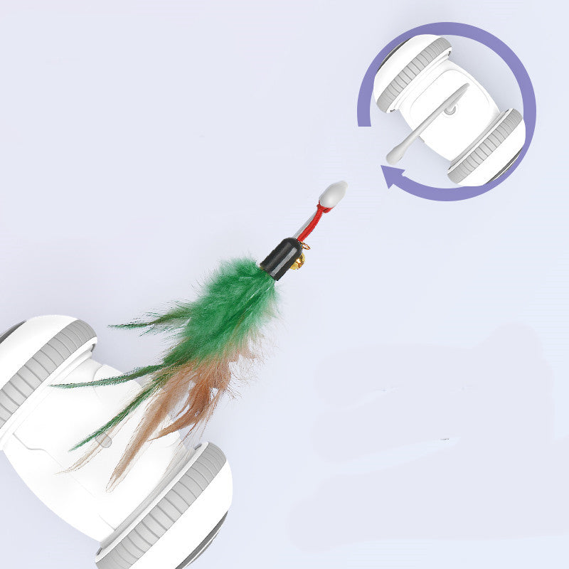 Interactive Cat Toy With Interchangeable Heads Toy