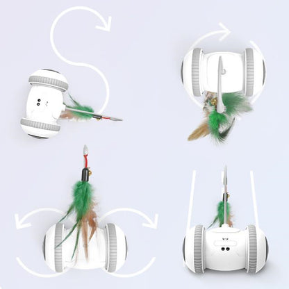 Interactive Cat Toy With Interchangeable Heads Toy
