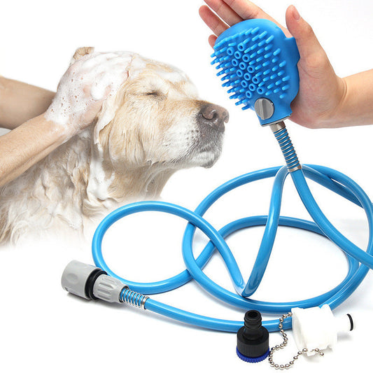 Shower Bath Brush Dog