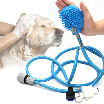 Shower Bath Brush Dog